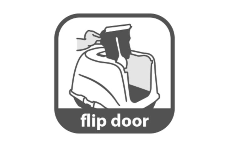 Flamingo Cat toilet Loki Grey & Beige