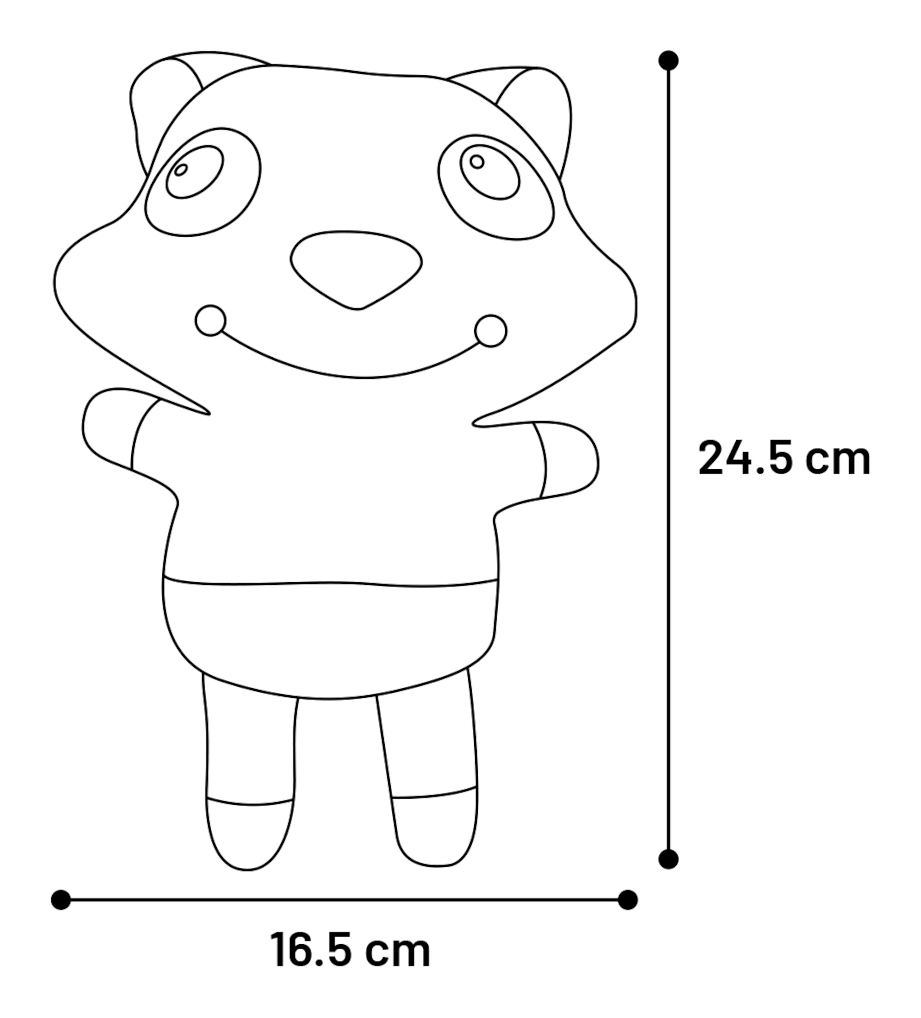 Flamingo Toy Widad Fox Light brown