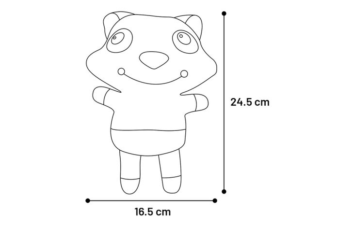 Flamingo Toy Widad Fox Light brown