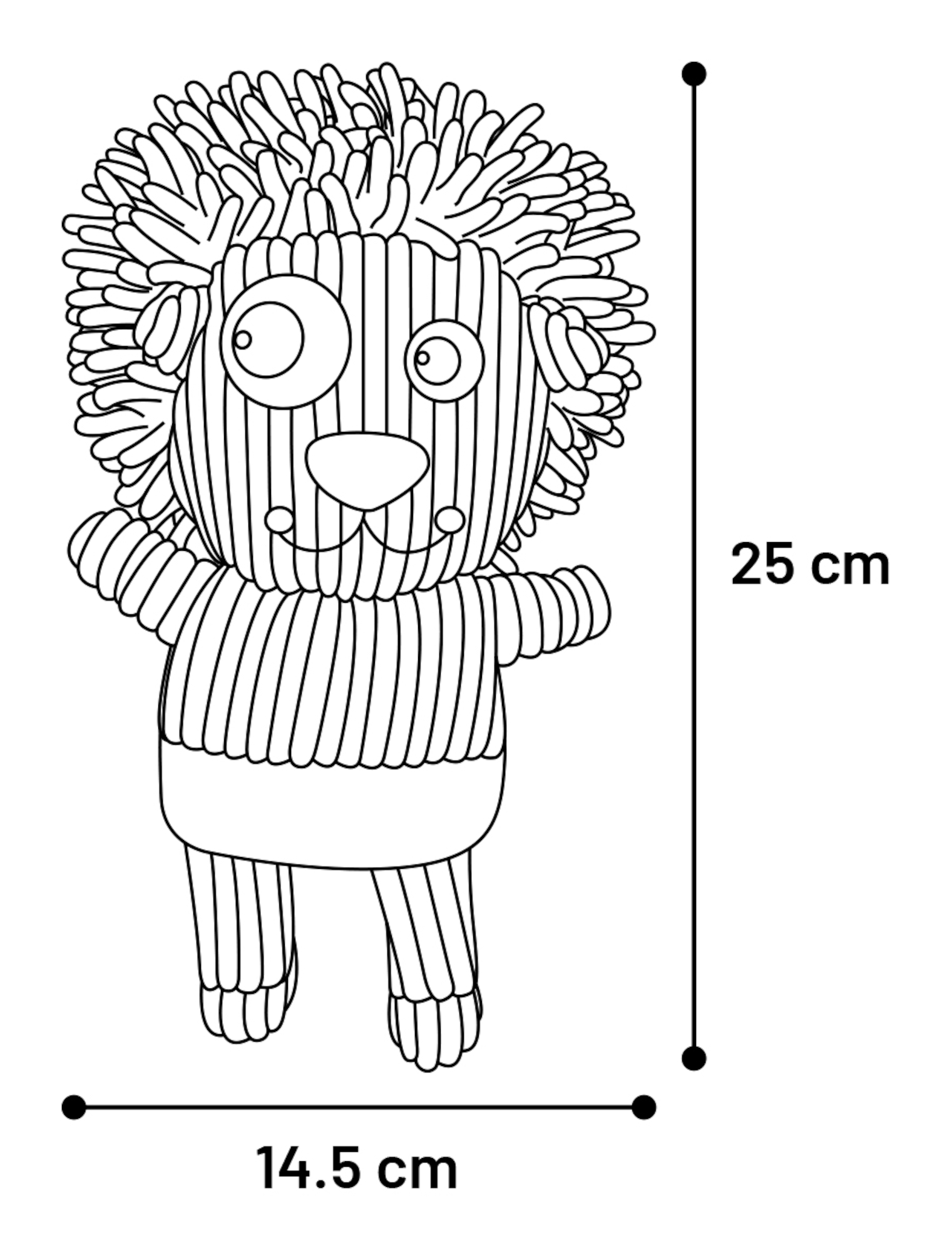 Flamingo Giocattolo Wilbert Leone Mix