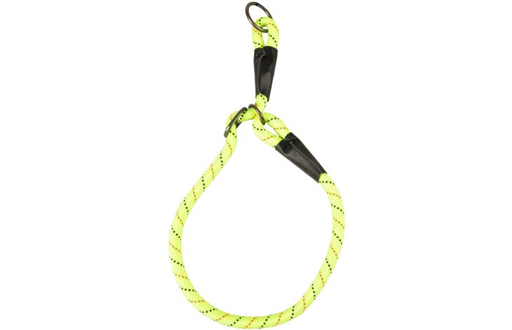 Flamingo Anti-trek halsband Rimo Fluo geel