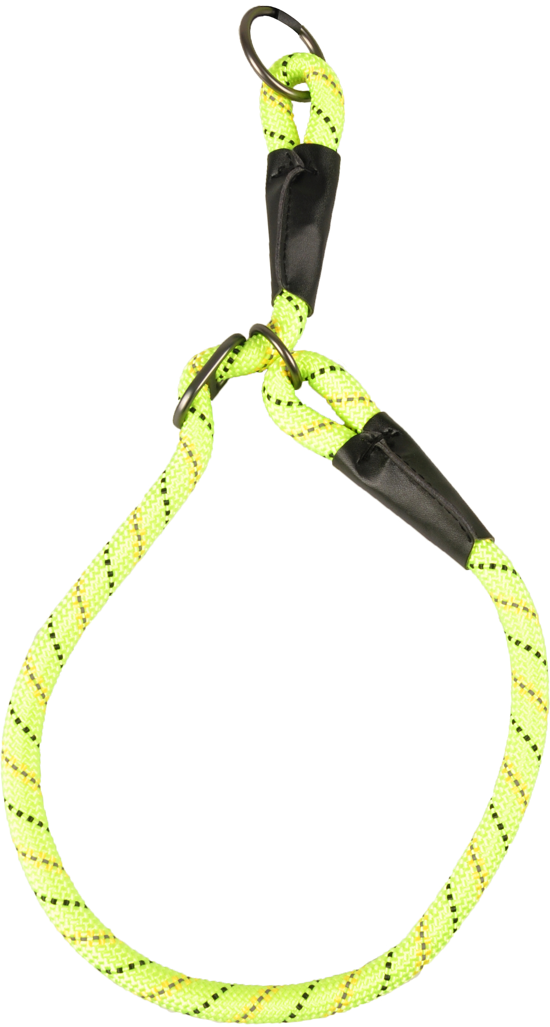 Flamingo Anti-trek halsband Rimo Fluo geel