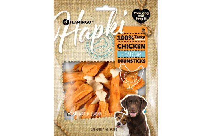 Flamingo Snacks Hapki Calcium drumstick with chicken 