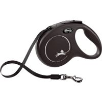 Flexi Flexi Retractable leash Classic Tape Black