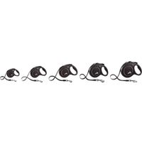 Flexi Flexi Retractable leash Classic Tape Black