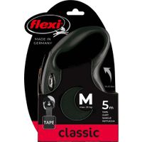 Flexi Flexi Retractable leash Classic Tape Black