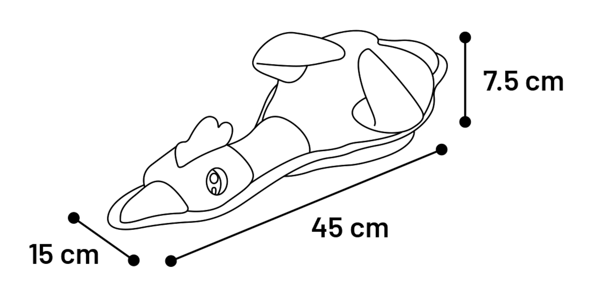 Flamingo Jouet Gorgy Canard Bleu
