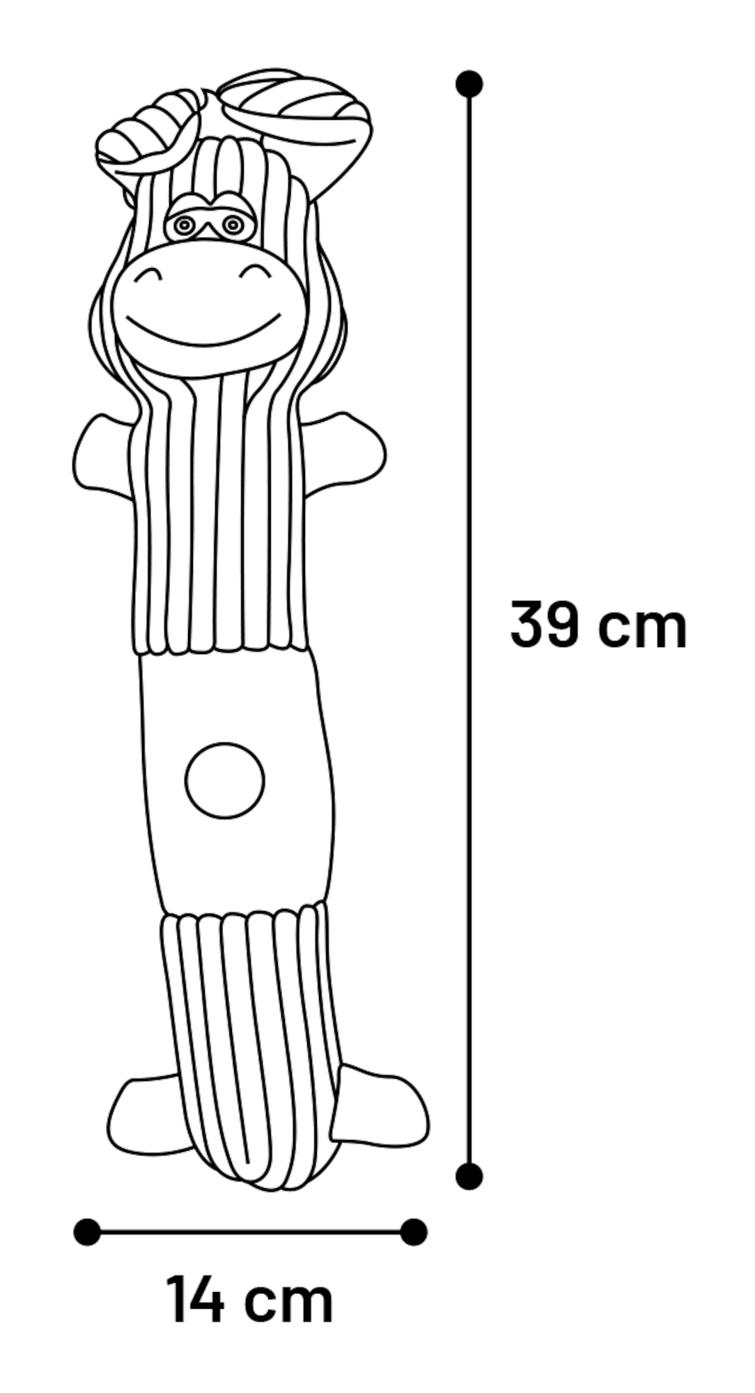Flamingo Spielzeug Wieske Hund & Esel Mehrere Farben
