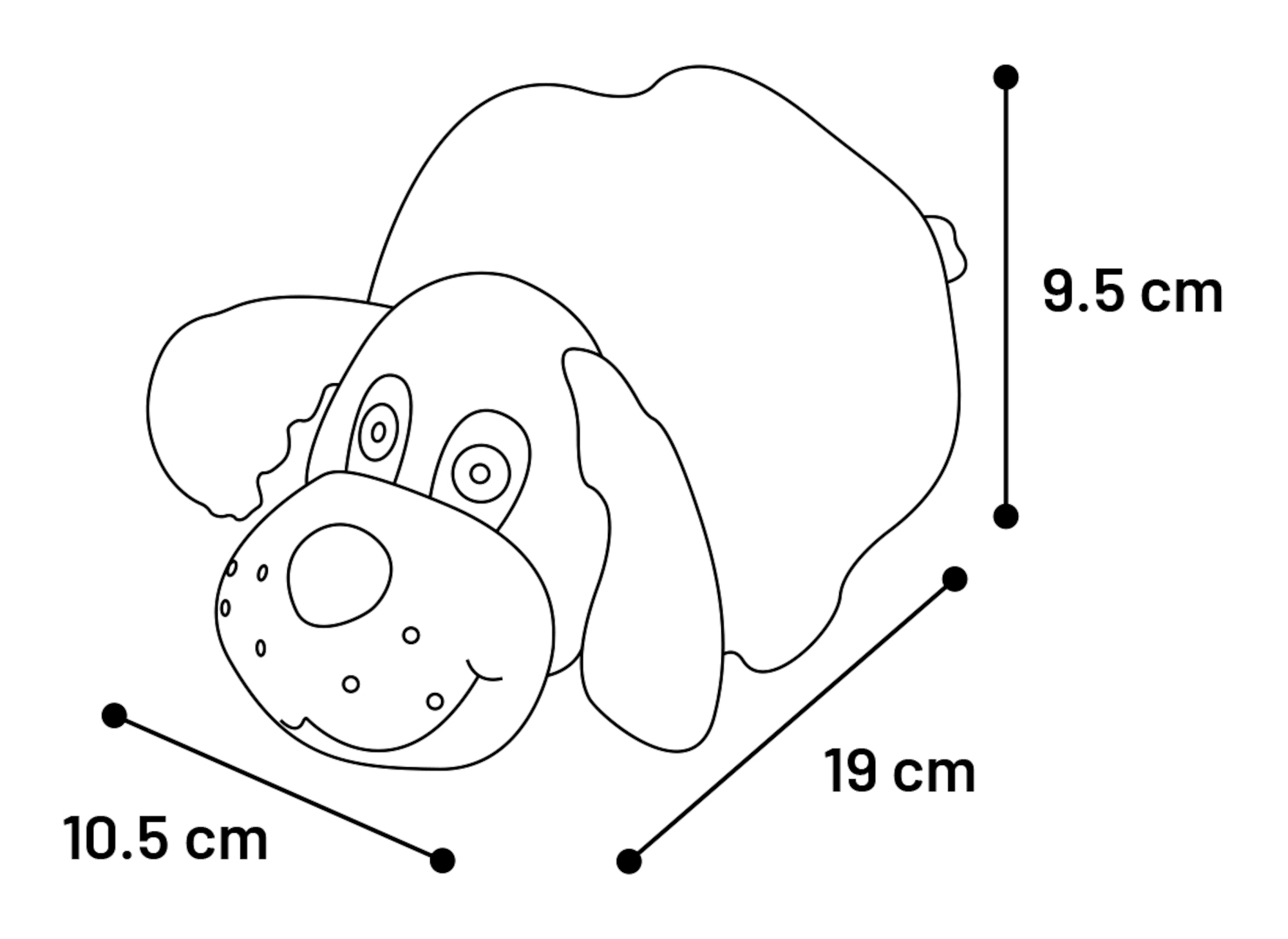 Flamingo Toy Warre Buffalo & Elephant & Dog with ball Multiple colours