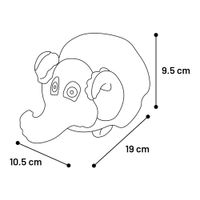 Flamingo Toy Warre Buffalo & Elephant & Dog with ball Multiple colours