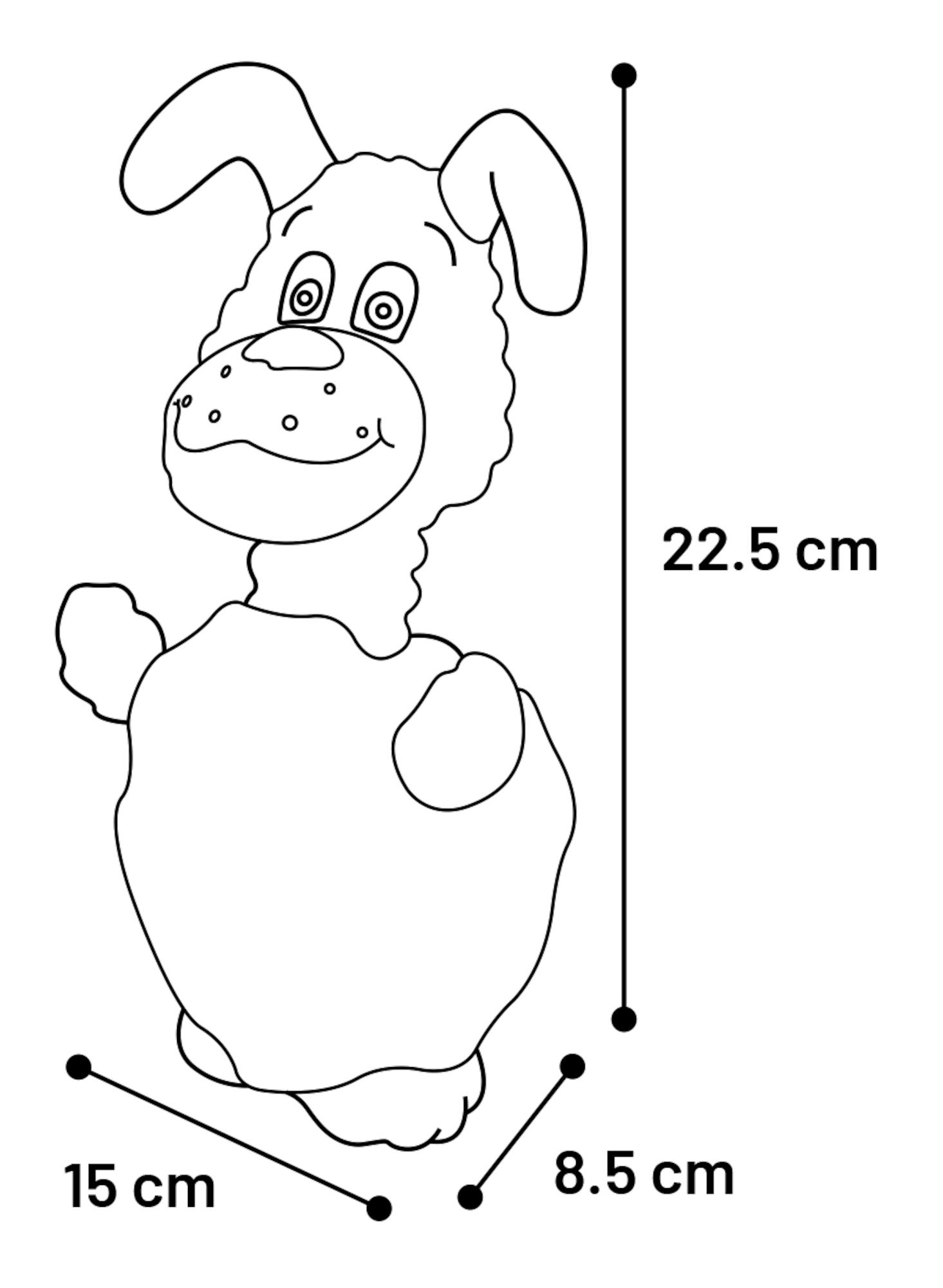 Flamingo Toy Wisal Bear & Donkey & Dog with ball Multiple colours