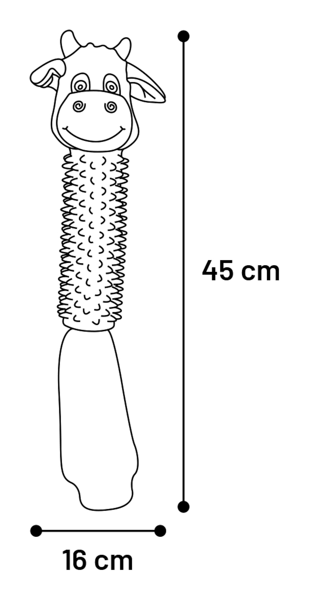 Flamingo Jouet Zava Vache & Cheval & Âne Plusieurs couleurs