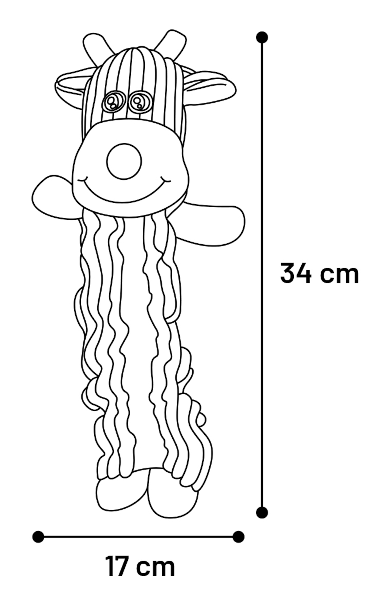 Flamingo Toy Wesse  Dog & Cow & Donkey Multiple colours