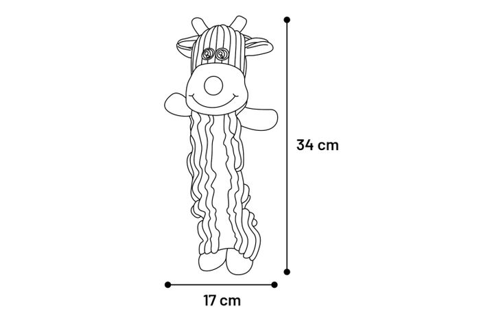 Flamingo Toy Wesse  Dog & Cow & Donkey Multiple colours