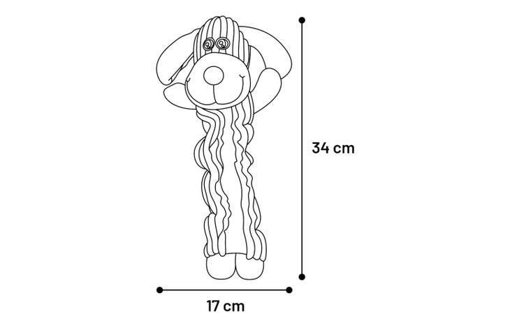 Flamingo Toy Wesse  Dog & Cow & Donkey Multiple colours