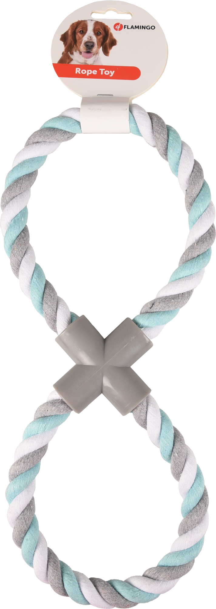 Flamingo Spielzeug Jim Zerrseil & 8-förmig Minzgrün
