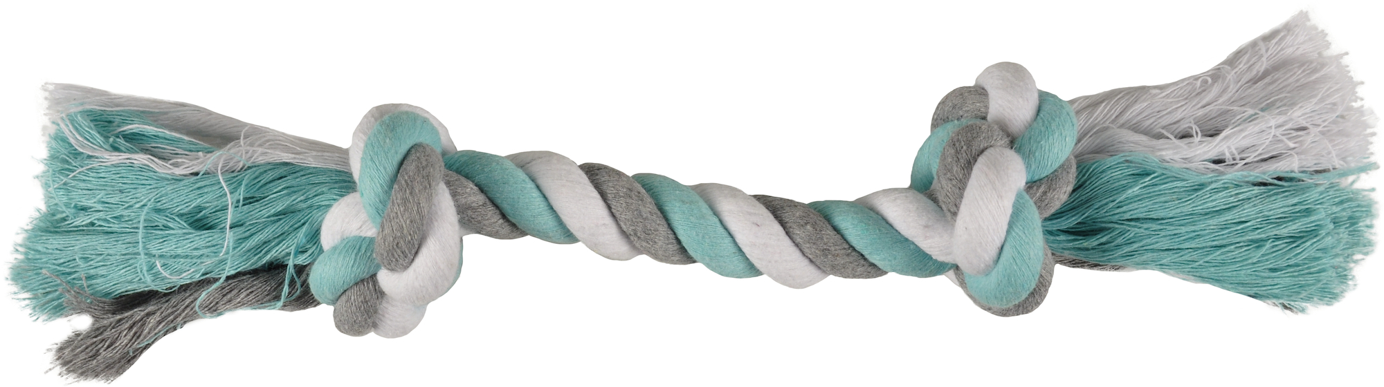 Flamingo Speelgoed Jim Touw met 2 knopen Muntgroen