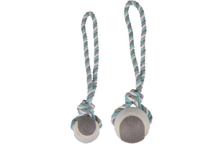 Flamingo Juguete Jim Cuerda para tirar con pelota de tenis Verde menta