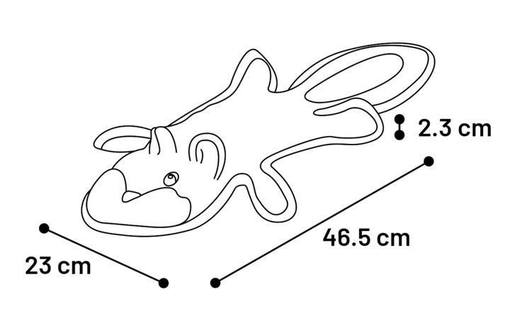 Flamingo Juguete Strong Ardilla Marrón oscuro