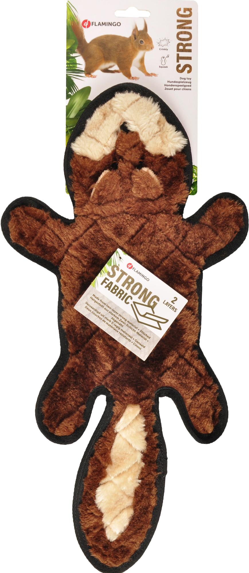 Flamingo Juguete Strong Ardilla Marrón oscuro
