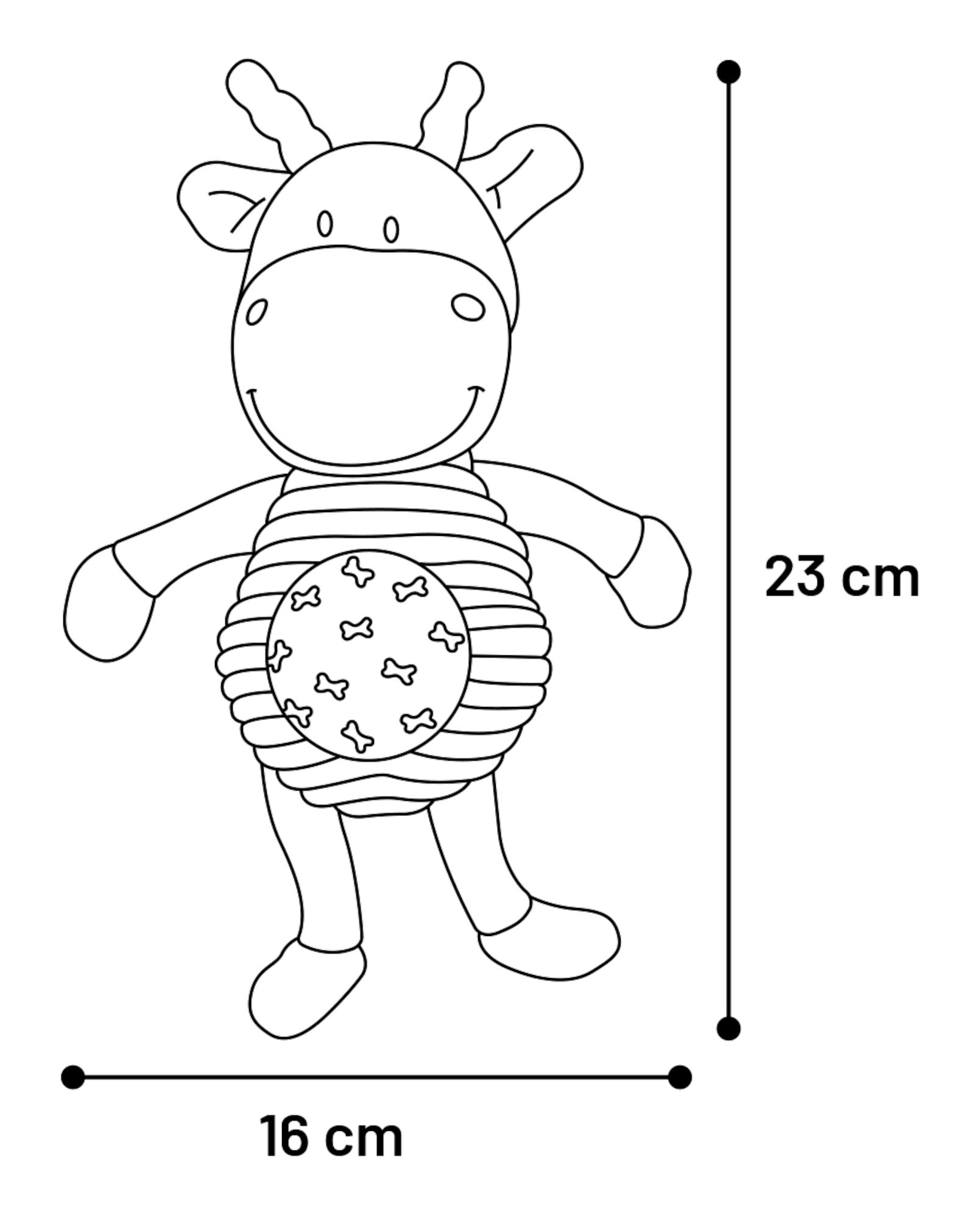 Flamingo Giocattolo Polly Cervo Mix