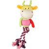 Speelgoed Polly Hert & Tennisbal met touw Meerkleurig
