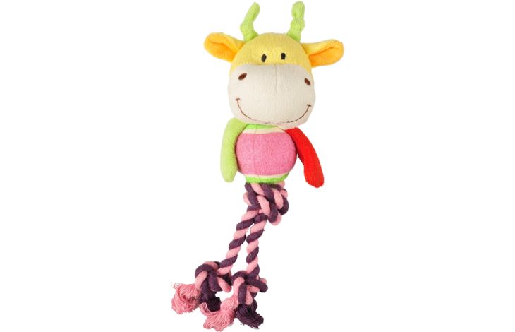 Flamingo Toy Polly Deer with ball with rope Mix