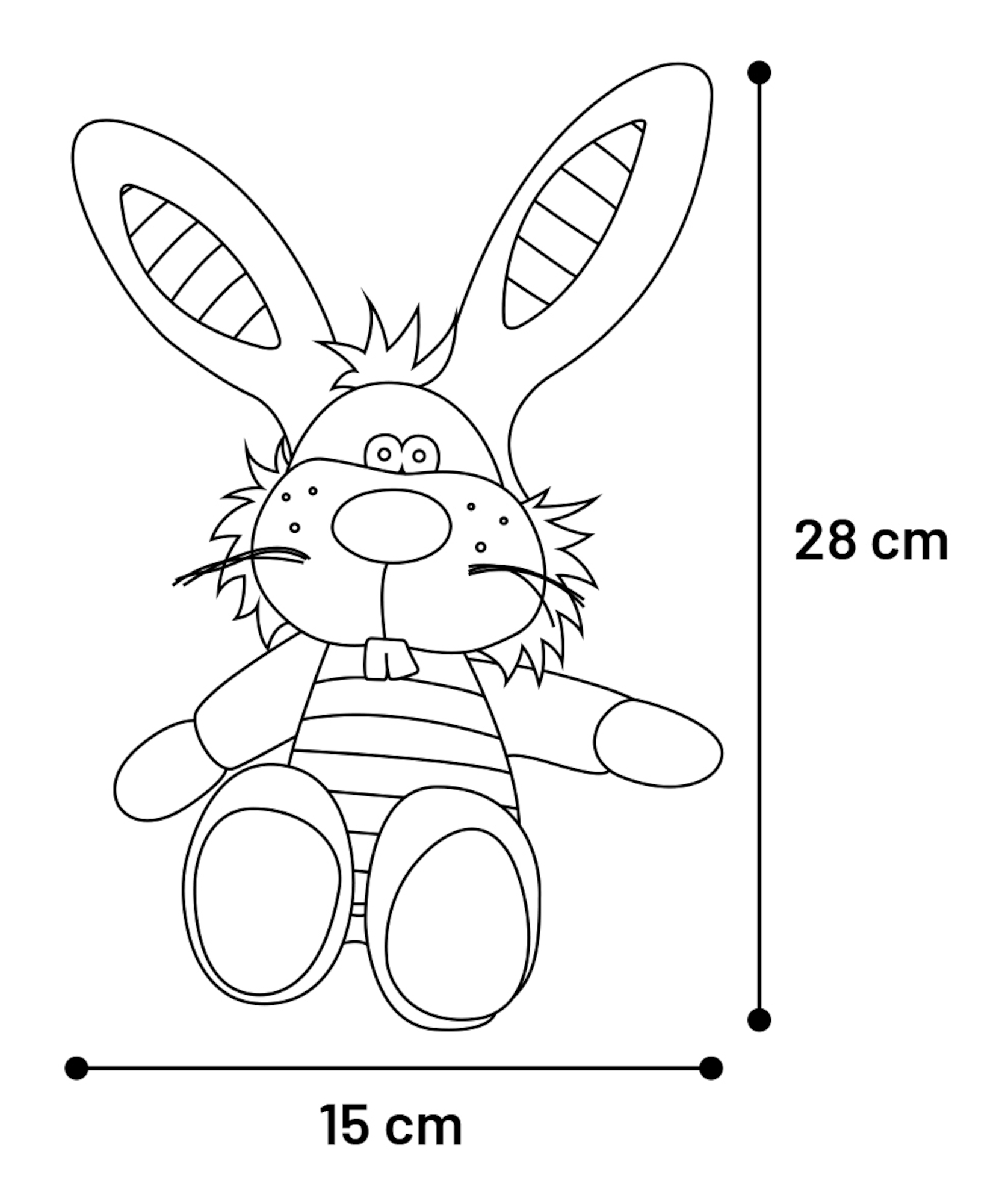 Flamingo Juguete Roger Conejo Mezcla