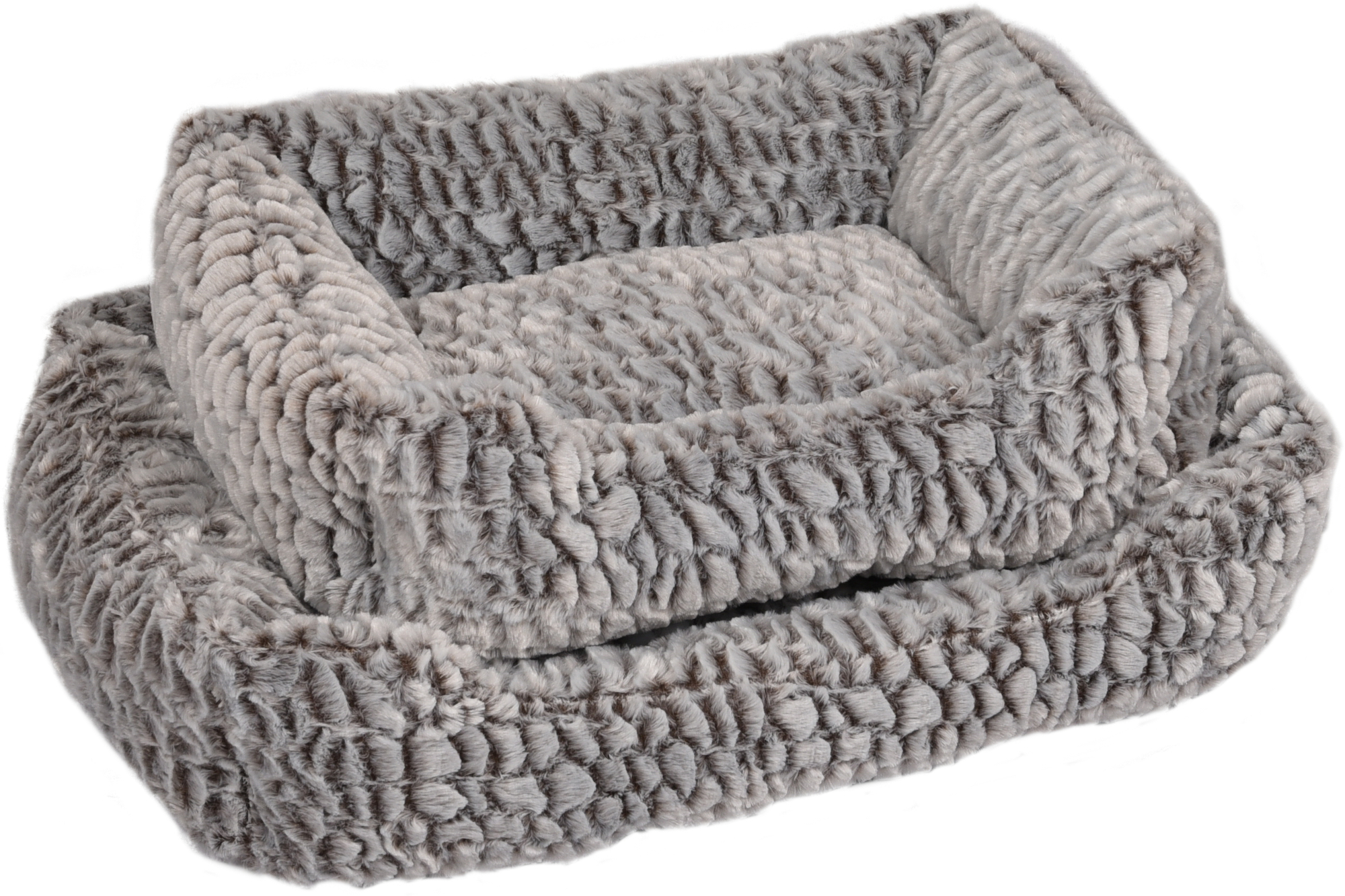 Flamingo Basket Snoozzy Rectangle Grey