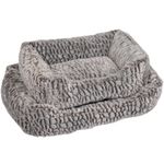 Basket Snoozzy Rectangle Grey