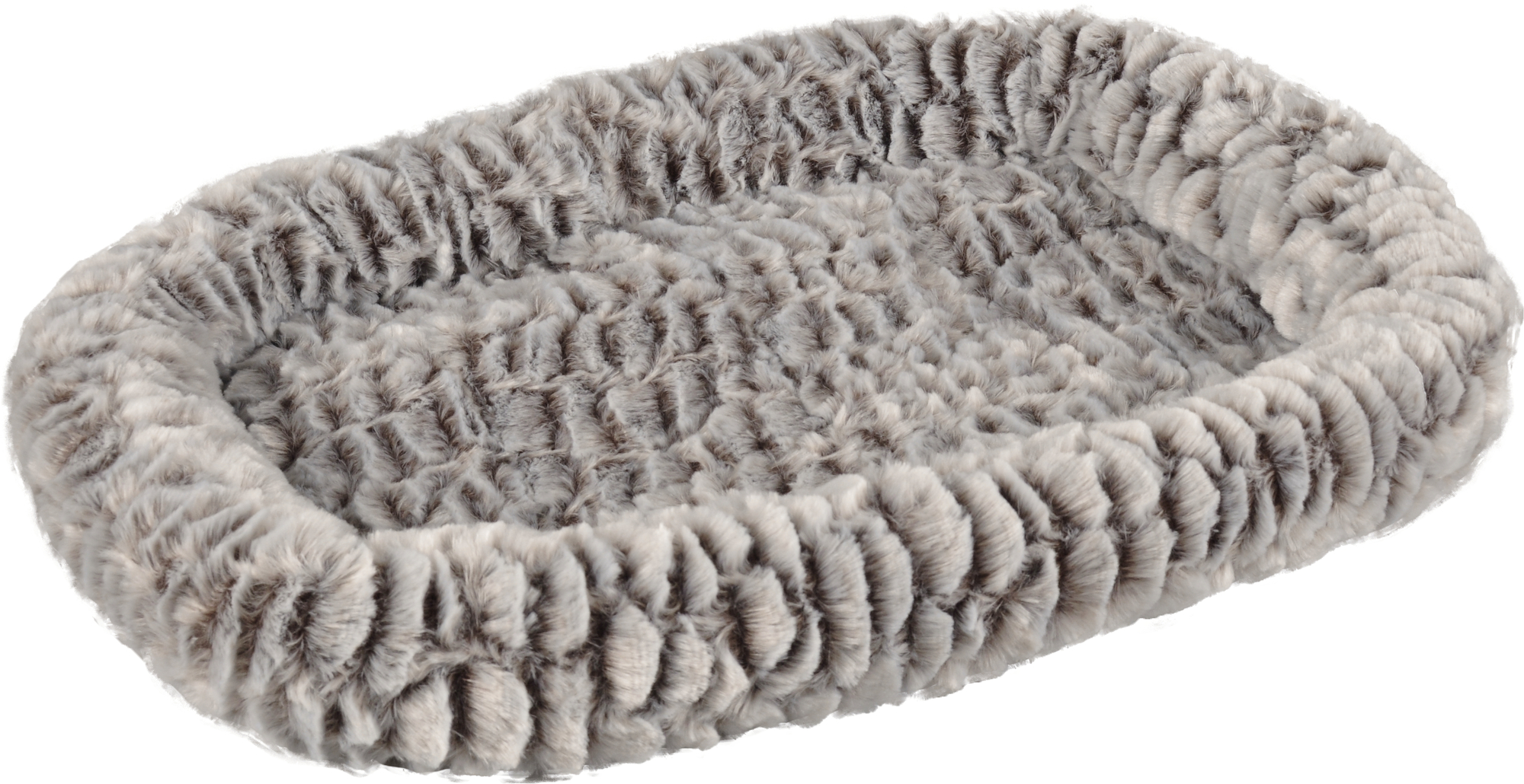 Flamingo Basket Snoozzy Oval Grey