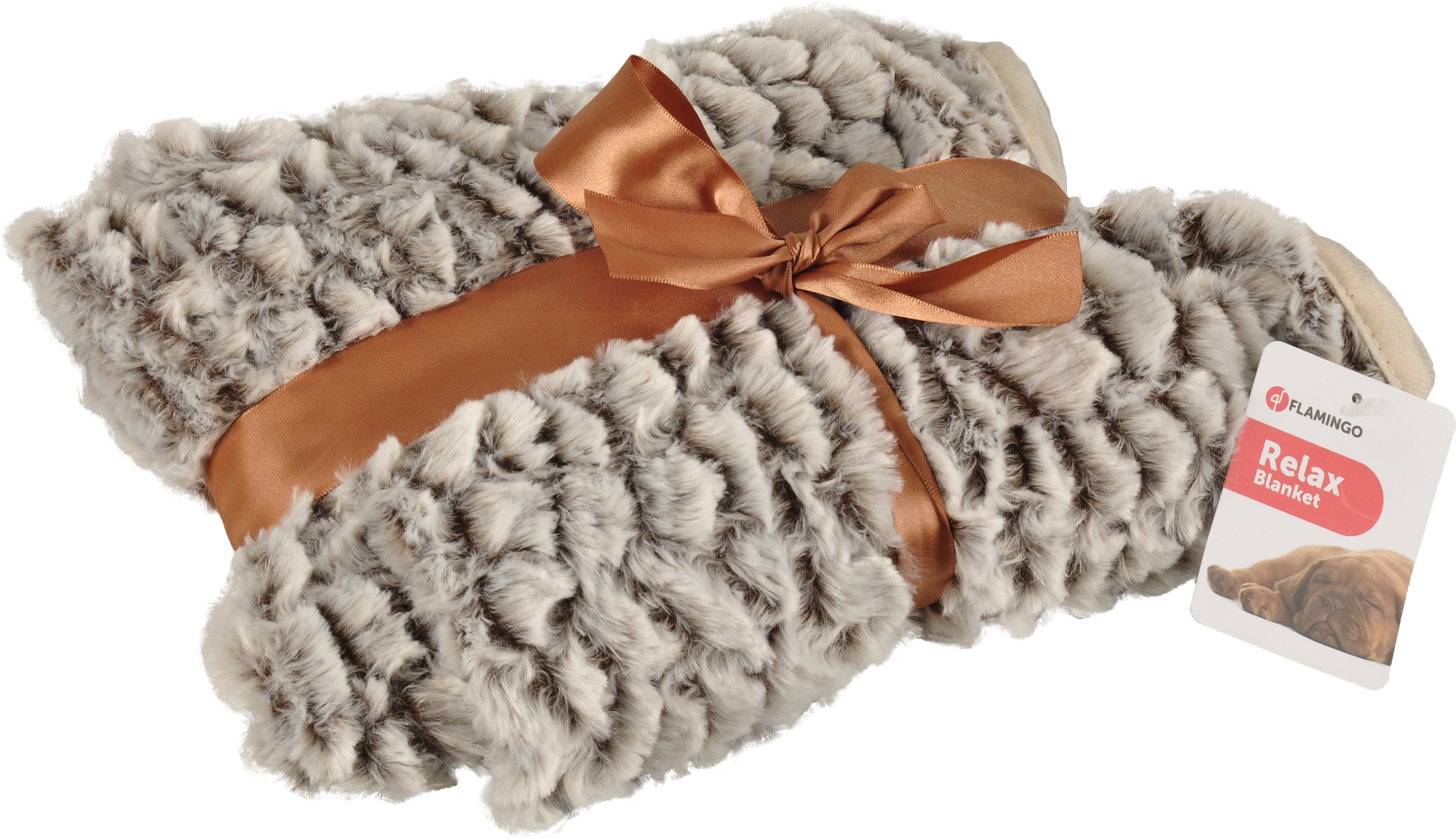 Flamingo Coperta Snoozzy Rettangolo Grigio