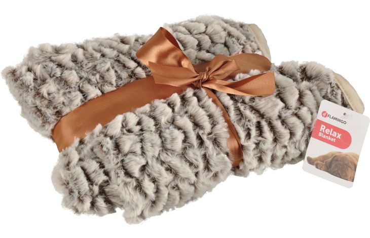 Flamingo Coperta Snoozzy Rettangolo Grigio