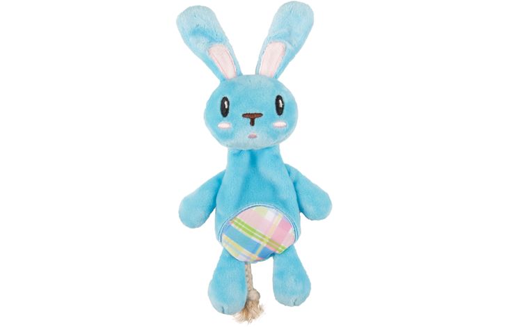 Flamingo Toy Petty Rabbit with rope Blue