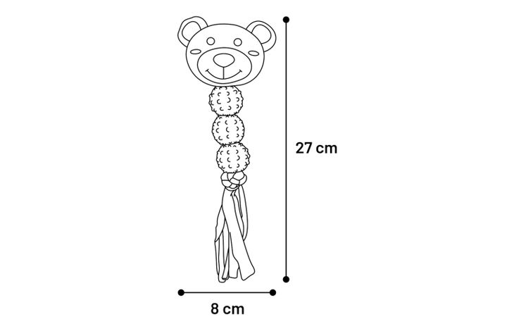 Flamingo Toy Petty Bear with ball Mix