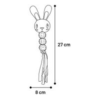 Flamingo Toy Petty Rabbit with ball Light blue