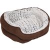 Korb Stone Suede Oval Braun