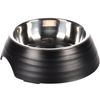 Eet- en drinkpot Aschau Rond Zwart & Zilver