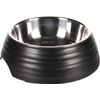 Eet- en drinkpot Aschau Rond Zwart & Zilver