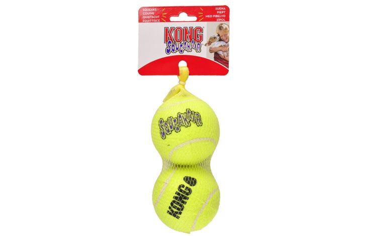 Kong® Kong® Speelgoed SqueakAir® Geel Rubber Tennisbal