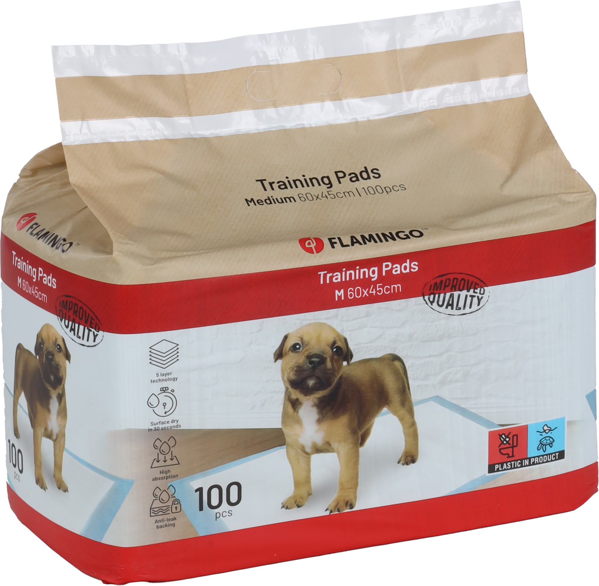 Flamingo Training pad Pady White