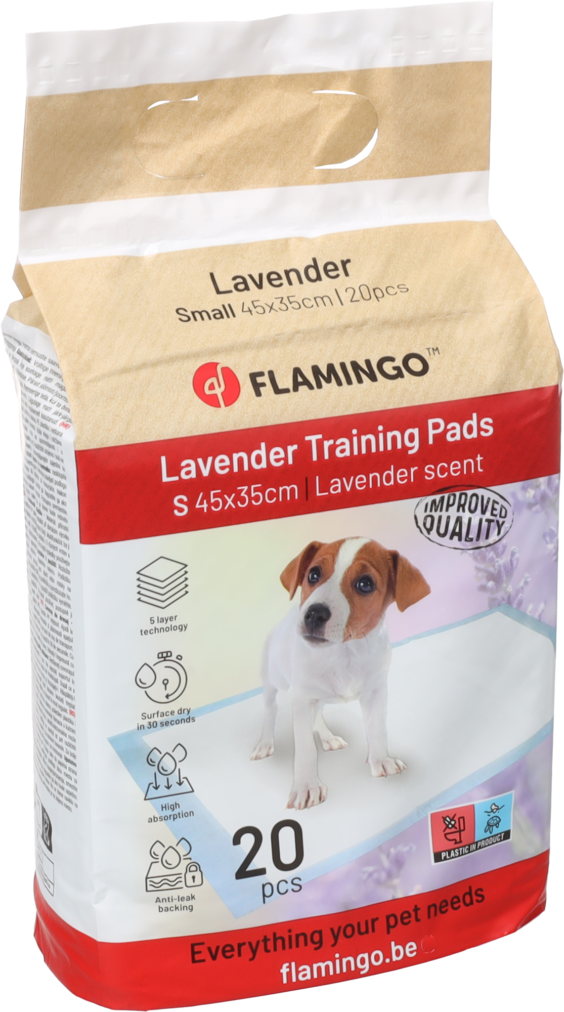 Flamingo Training pad with lavender scent Pady White