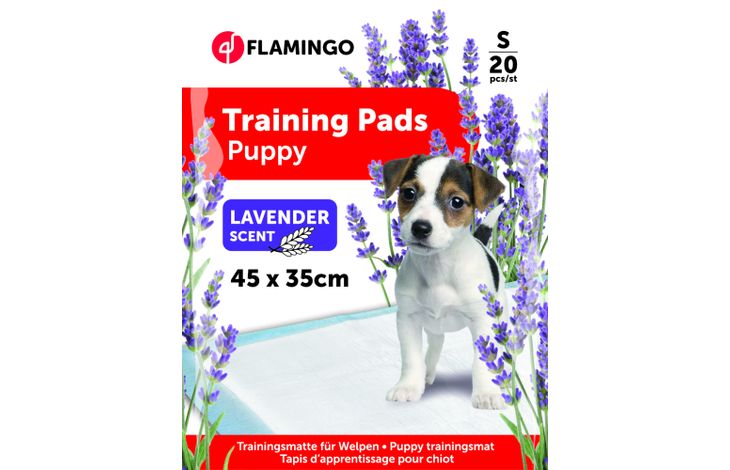 Flamingo Trainingsmat met lavendelgeur Pady Wit