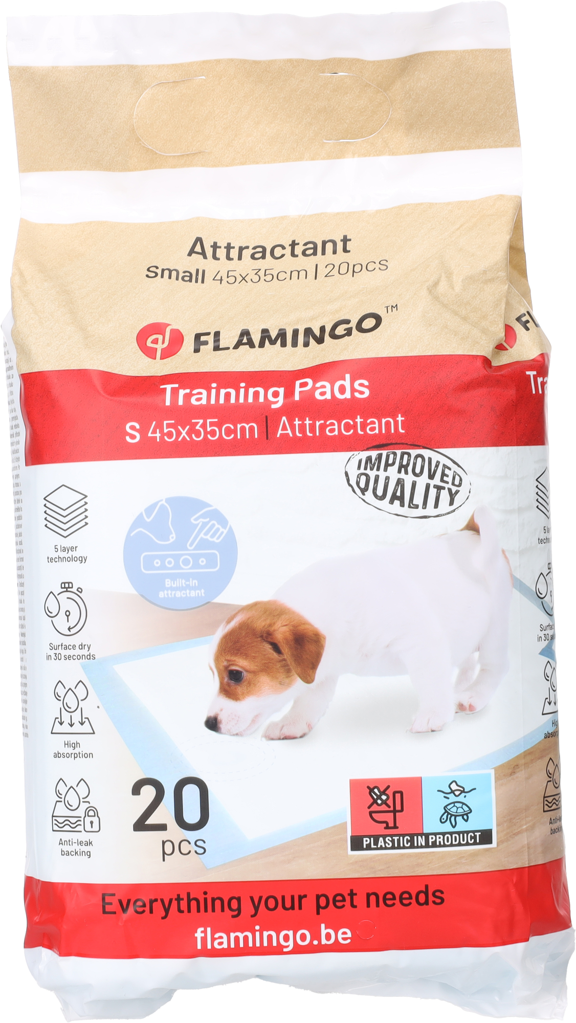 Flamingo Trainingsmat met lokstof Pady Wit