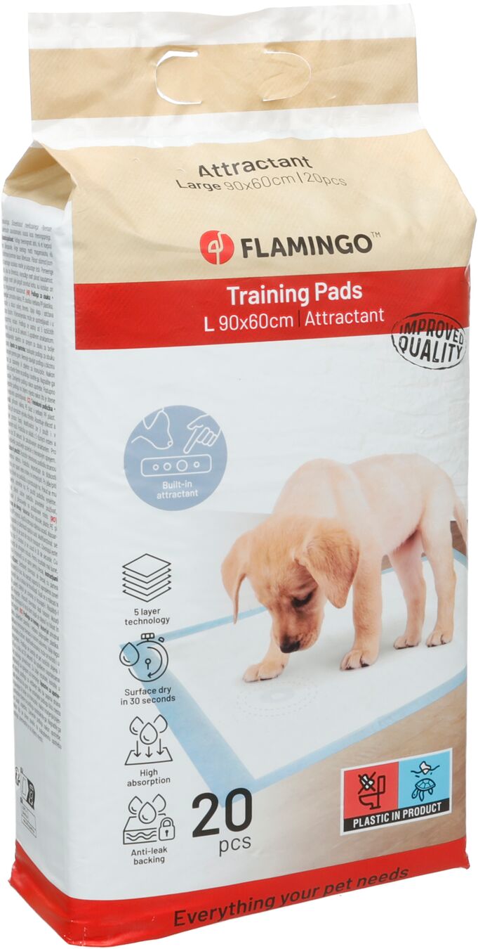 Flamingo Trainingsmatte Mit integriertem Lockstoff Pady Weiß