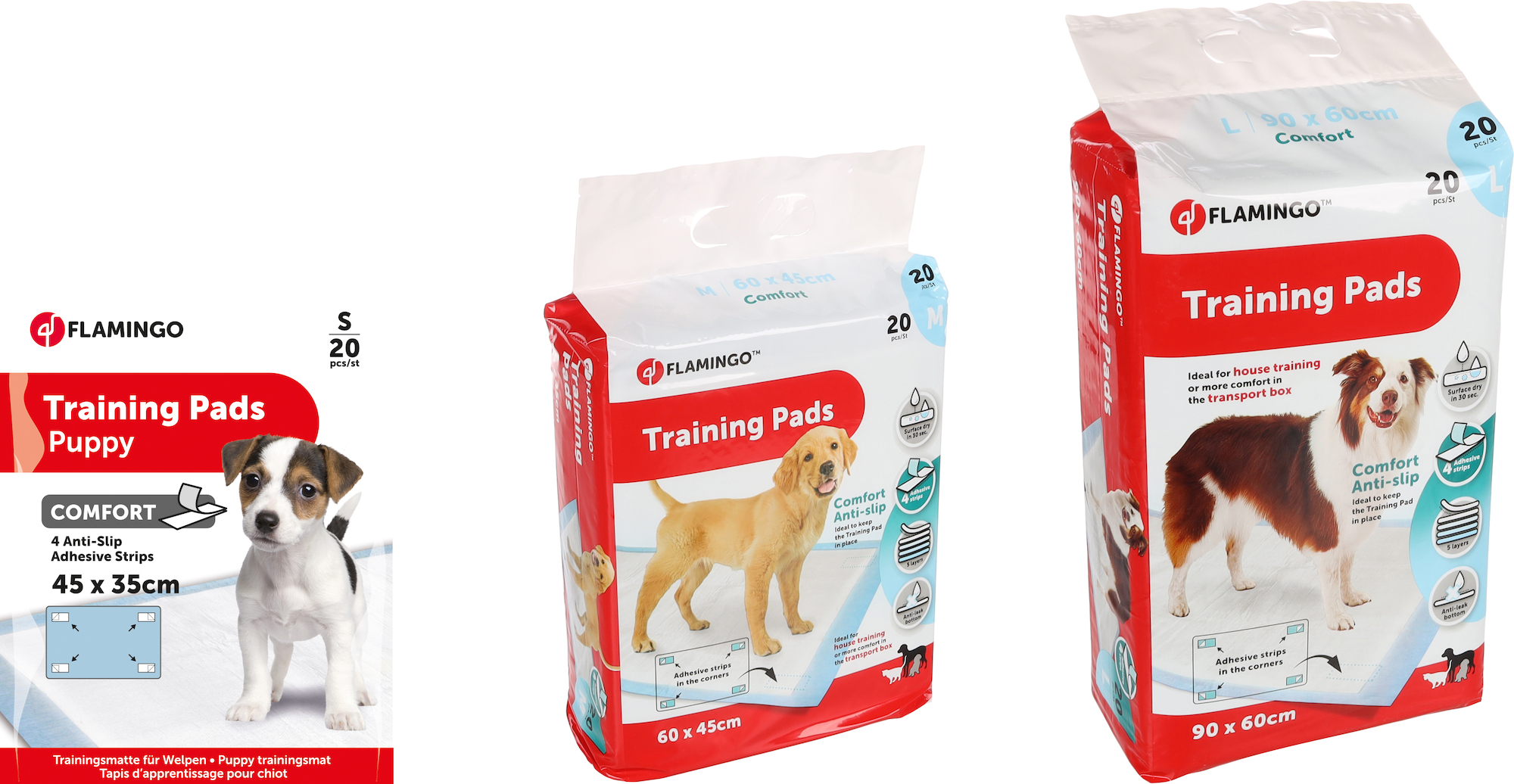 Flamingo Training pad Comfort Pady White