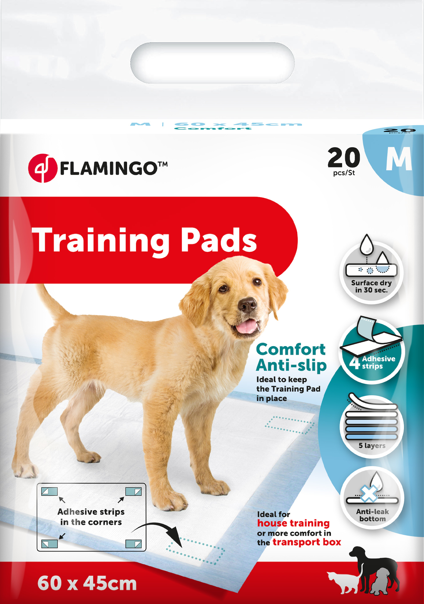 Flamingo Training pad Comfort Pady White