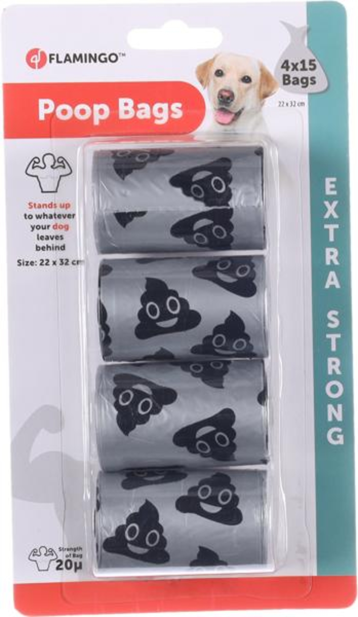 Flamingo Kotbeutel Forta Silber