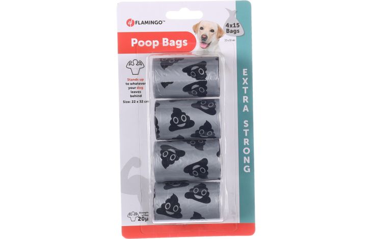 Flamingo Poepzak Forta Zilver