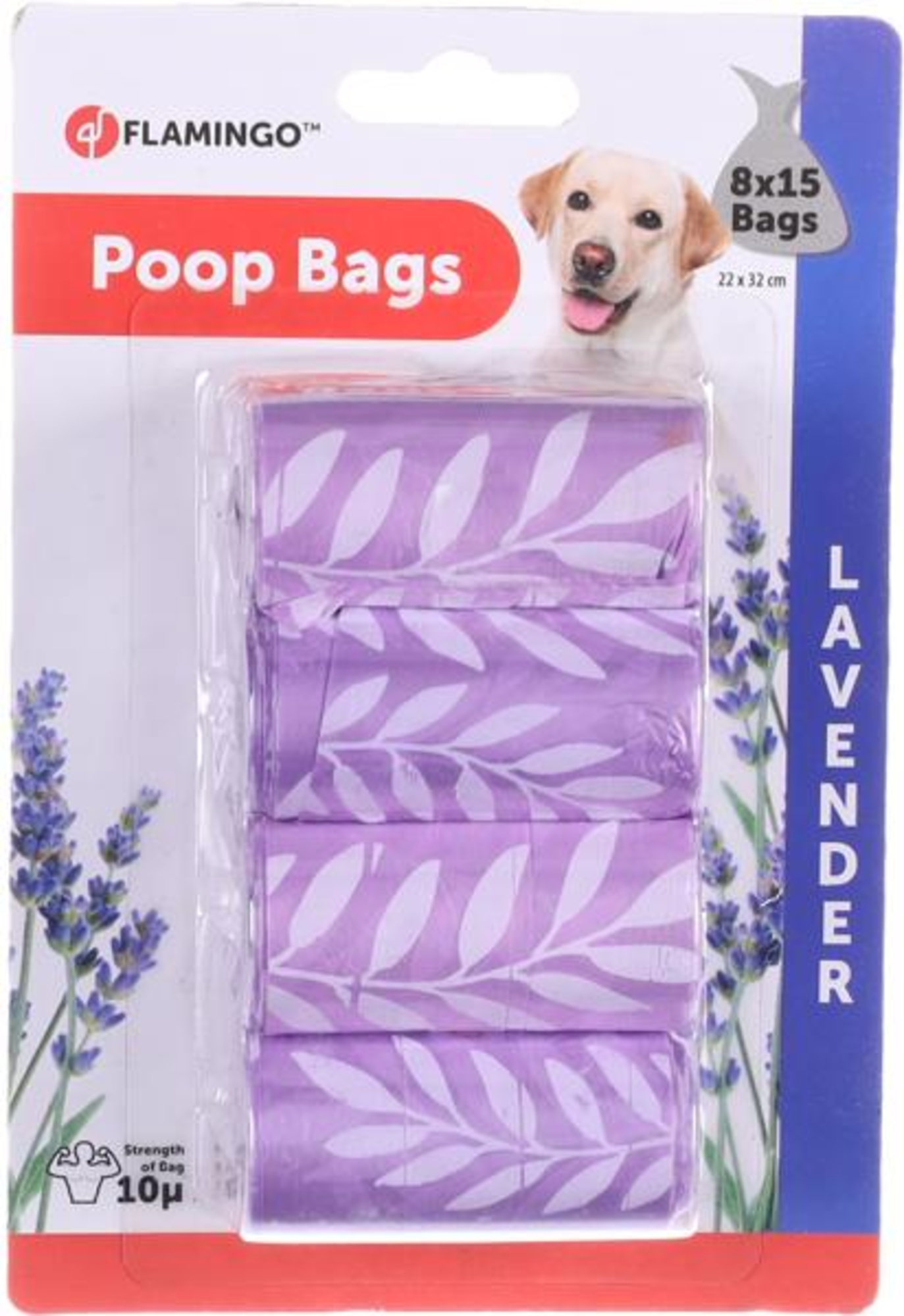 Flamingo Kotbeutel Basic mit Lavendelduft Lavender Violett